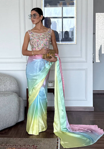 Rainbow Saree