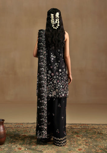 3 Piece - Organza, Velvet & Silk