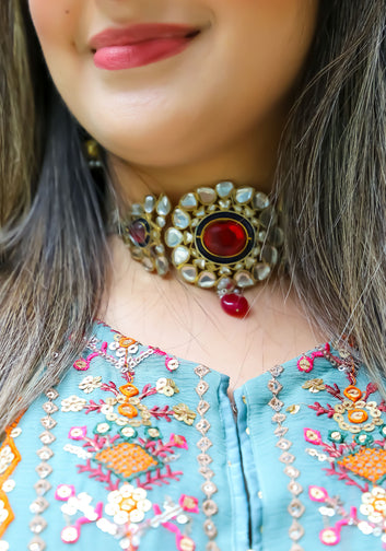 Noor-e-Ruby Kundan Choker
