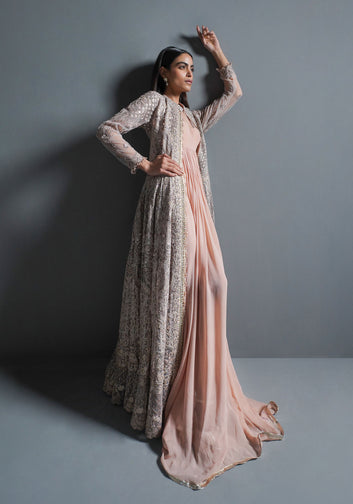 Pink Haze - Stunning Attire with Jacket