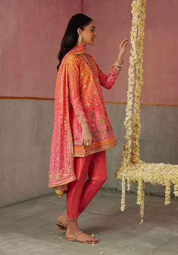 Ananya Ombre Shirt And Dupatta
