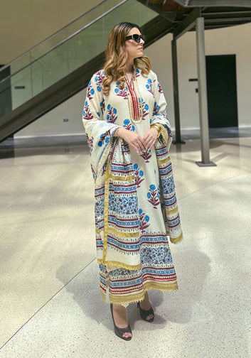 Summer Block printed Festive wear