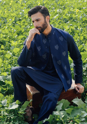 Navy Blue Waistcoat