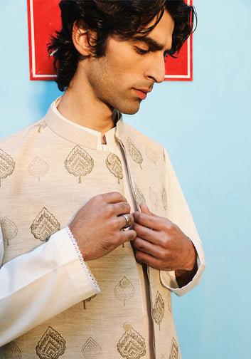 Beige Waistcoat