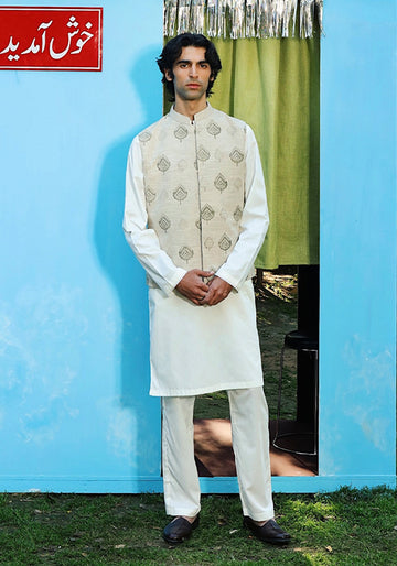 Beige Waistcoat