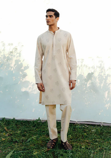Beige Kurta Pajama