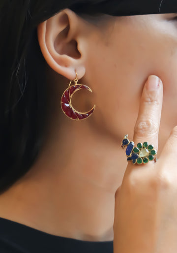 Dreamy Moonlight Charm Earring