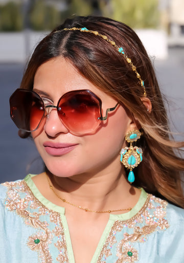 Turquoise Garden Earring