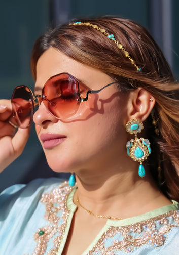 Turquoise Garden Earring