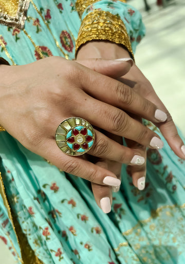 Turquoise Mirage Ring
