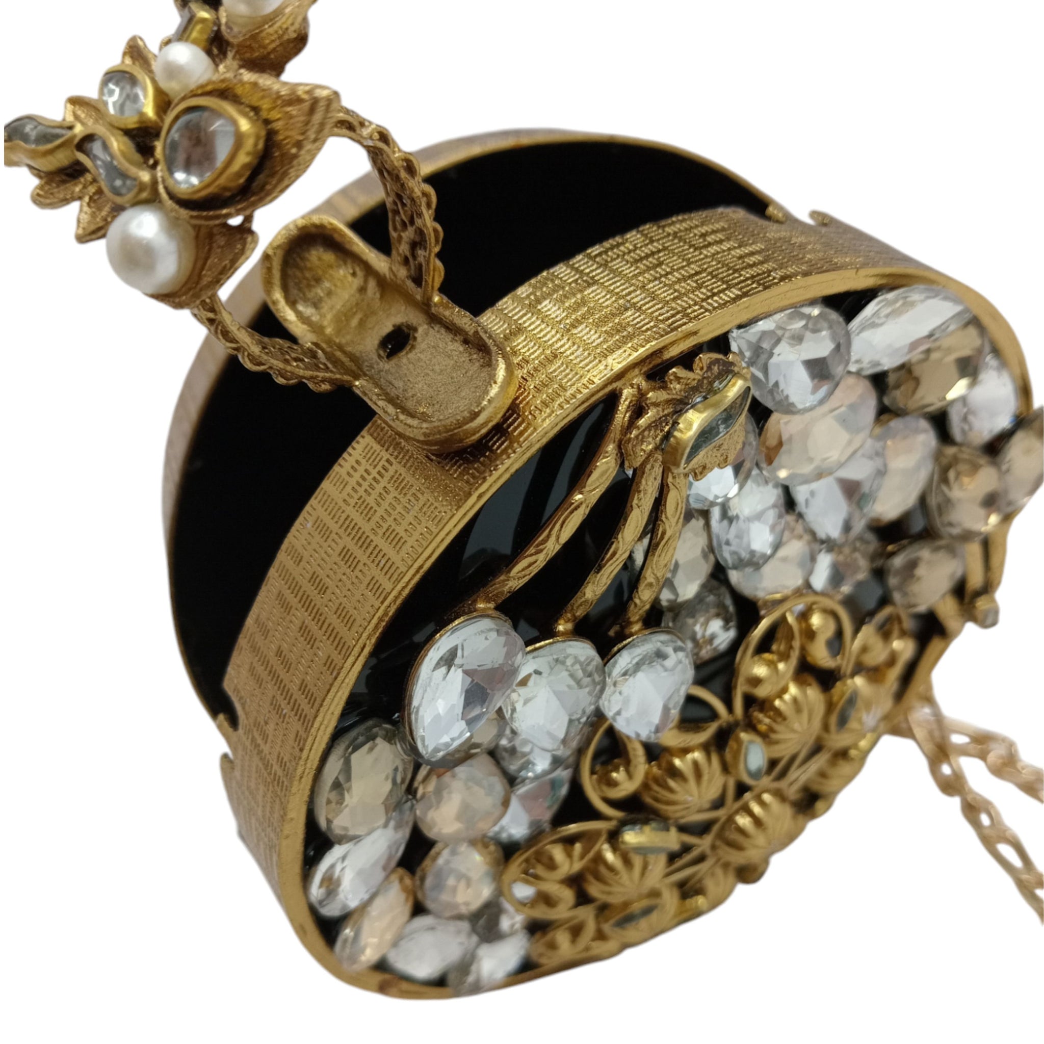 Baroque Round Clutch