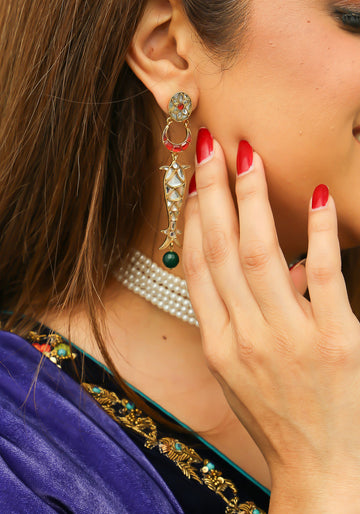 Koi Fish Drop Earrings