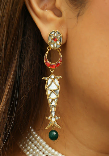 Koi Fish Drop Earrings