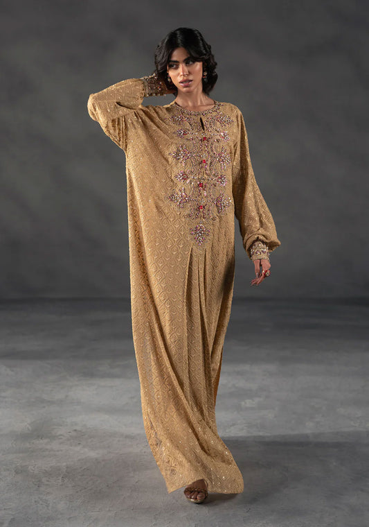 Desert Gold Ornate Kaftan
