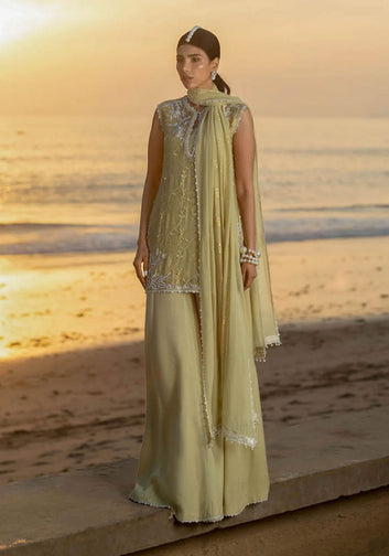 Lime Éclat Dupatta