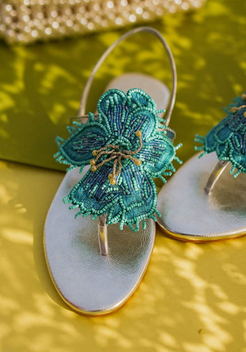Sandals | Azure Bloom