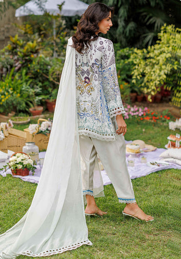 Crema Shirt And Dupatta