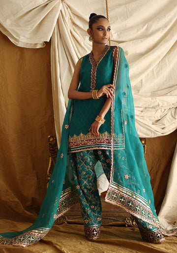 NN Green Dupatta