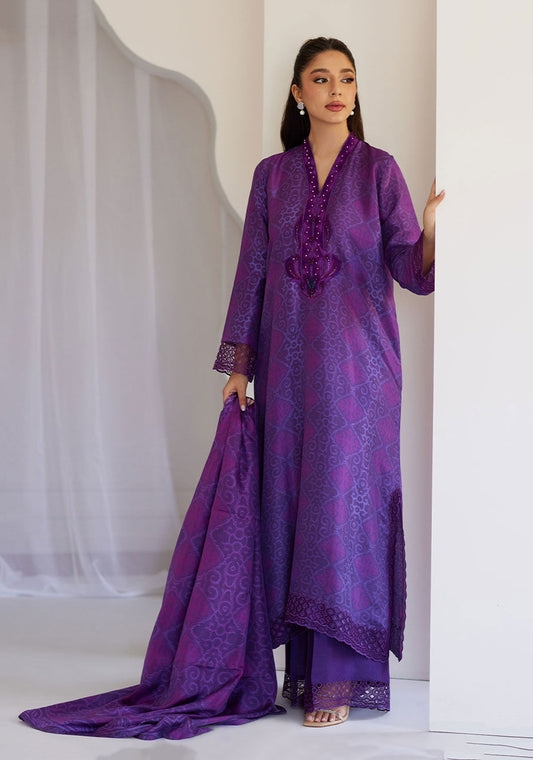Amity Purple Shirt And Dupatta