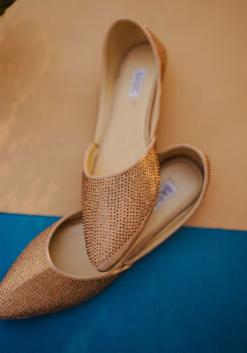 Formal Pumps | Crystal Nude