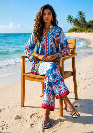 ALOHA PRINT CO ORD SET