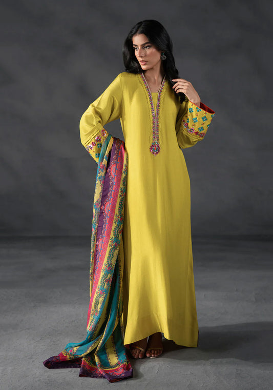 Chic Yellow Glitz