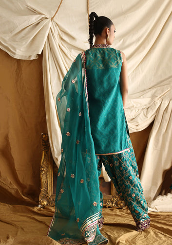 NN Green Dupatta