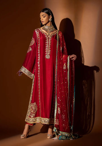 Maroon Dupatta