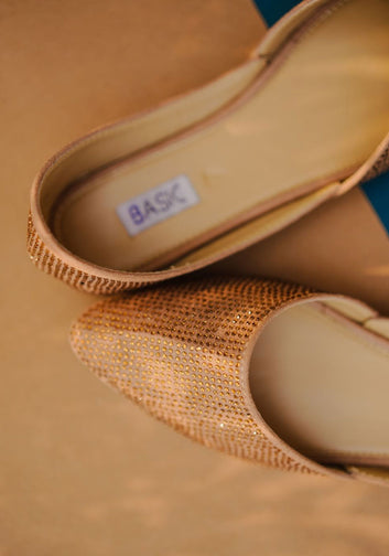 Formal Pumps | Crystal Nude