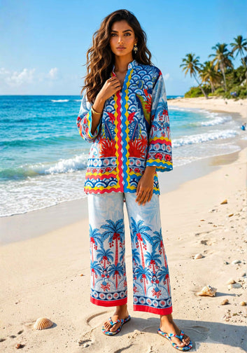 ALOHA PRINT CO ORD SET