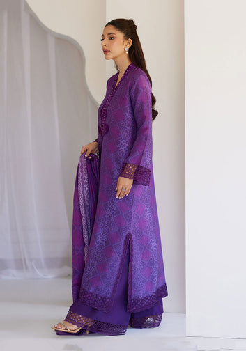 Amity Purple Shirt And Dupatta