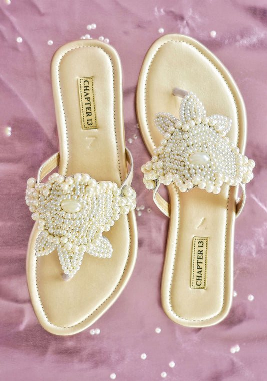 Chappals | Pearly Gulab