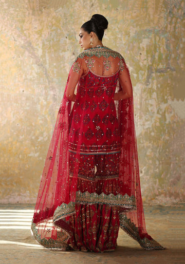 Mukesh Hot Pink Dupatta