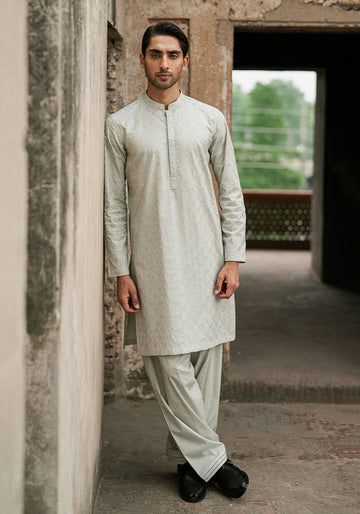 Ice Grey Kurta Shalwar