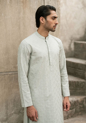 Ice Grey Kurta Shalwar