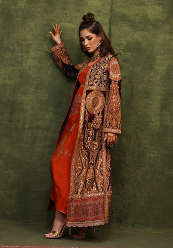 Mughal Inspired Front Open Jacket