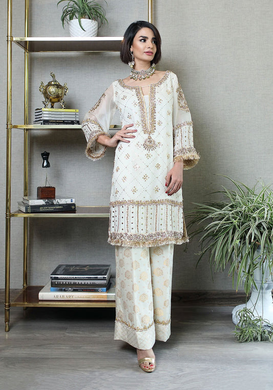 Organza Mukesh Shirt