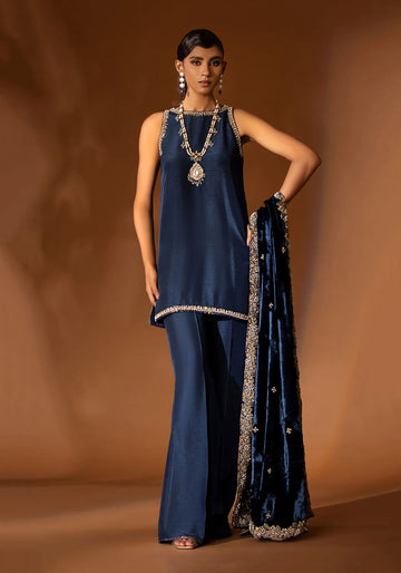 Navy Blue Short Shirt