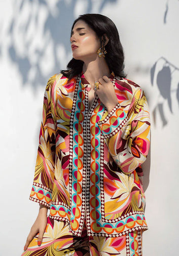 Lila Printed Co-ord Set