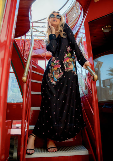 Cotton Silk Sequin Work