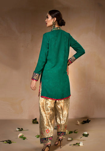 Gold Base Shalwar