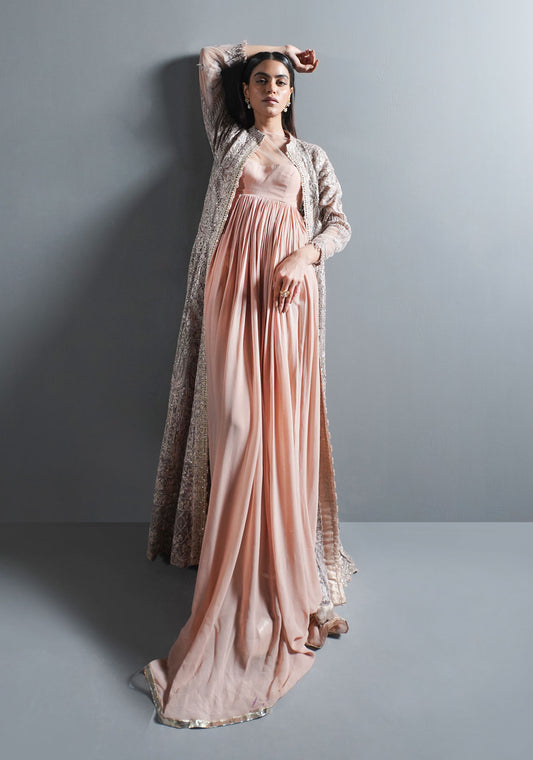 Pink Haze - Stunning Attire with Jacket