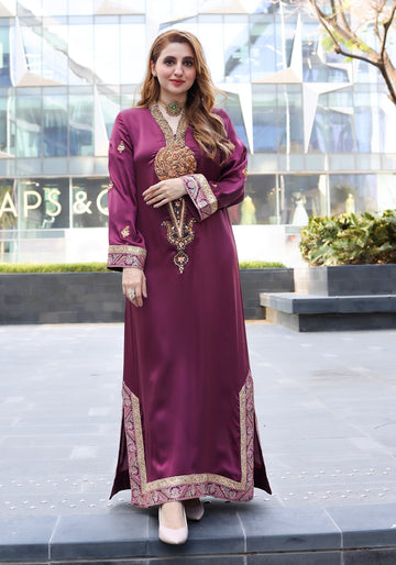 Traditional Straight Silk Shirt Ensemble