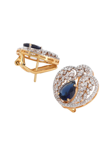 Sapphire Queen Studs