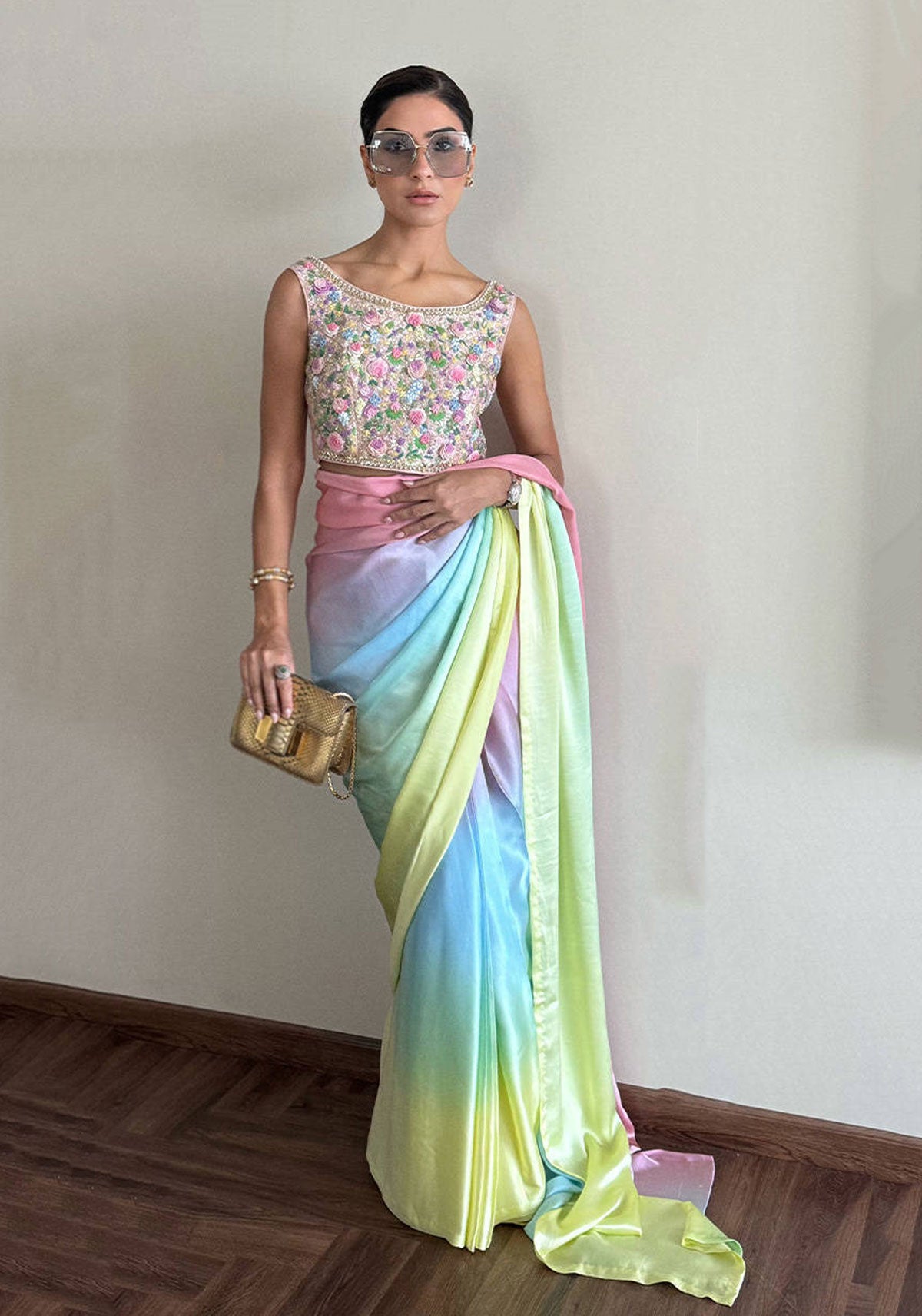 Rainbow Saree
