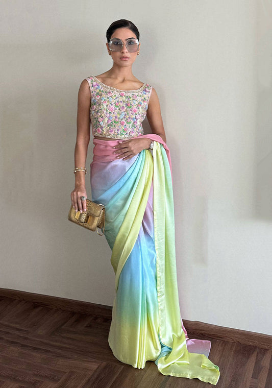 Rainbow Saree