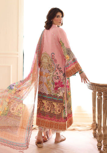 Avelin Shirt and Dupatta with Plain Sleeves
