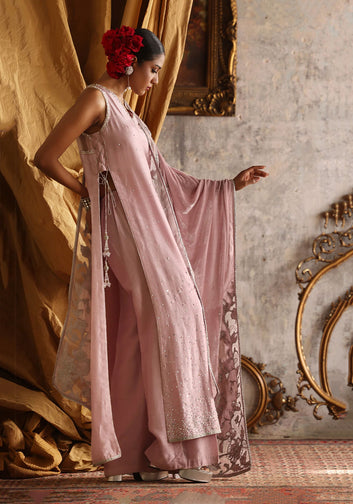Ethereal Lingh Pink Elegance Silk Shirt