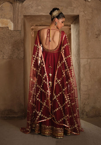 Regal Red Pishwas