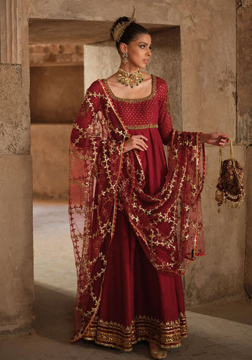 Regal Red Dupatta